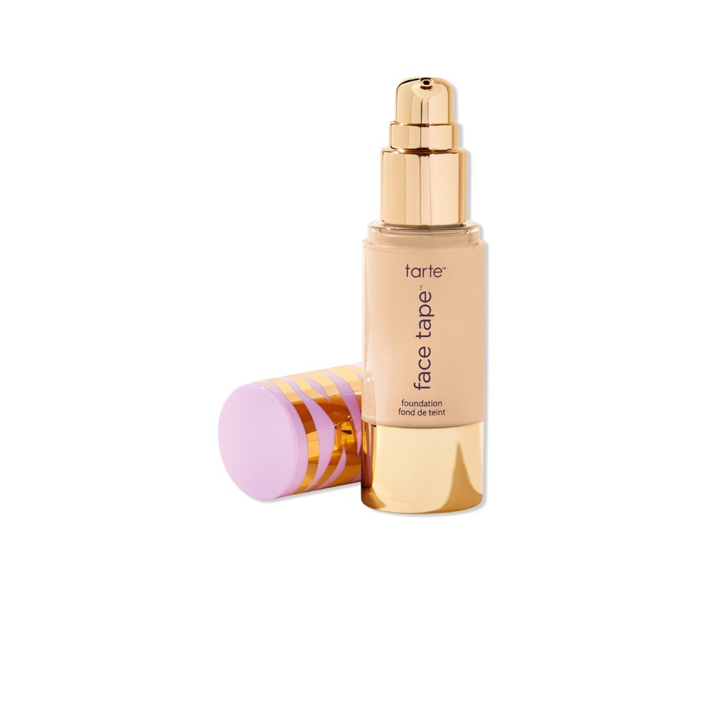 Tarte Cream Foundation Luxurious Liquid Base in light sand color.